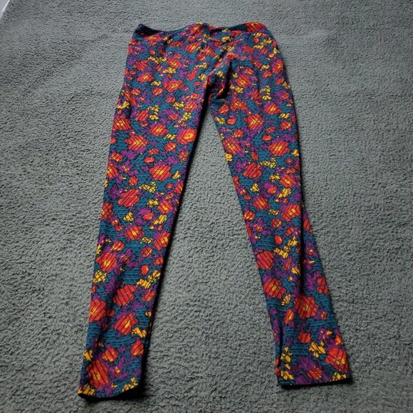 NWOT LulaRoe Tall & Curvy Leggings  Womens Plus Size TC One Size  Multicolor - Picture 2 of 4